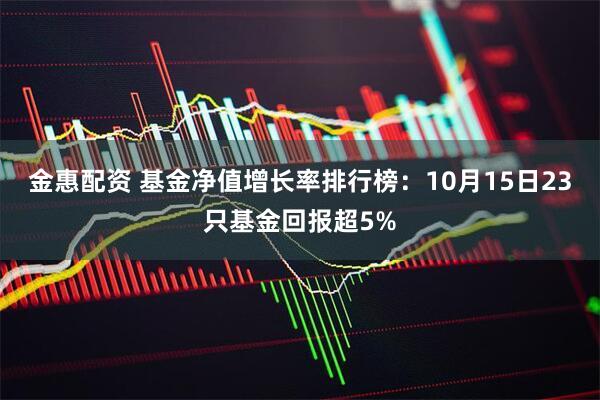 金惠配资 基金净值增长率排行榜：10月15日23只基金回报超5%